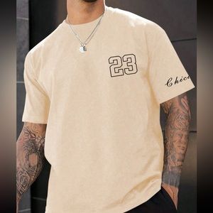 Manfinity Men's Digital Print Slim Fit T-shirt